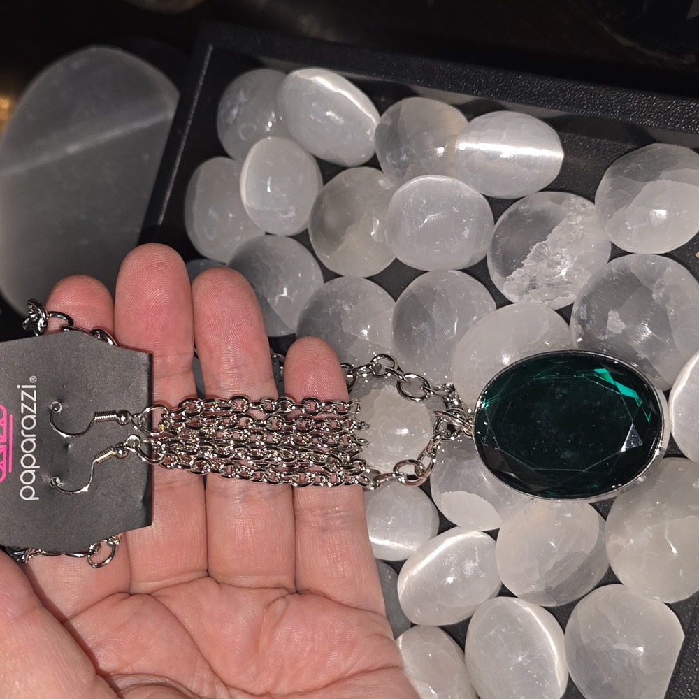 10" Light As Air" Necklace & Earrings